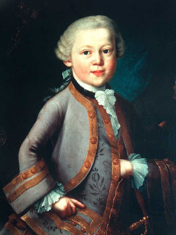 Mozart als Kind